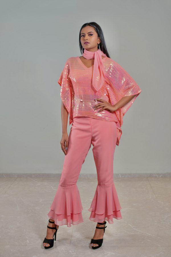 Salmon Pink Co-ord Set - Image 3