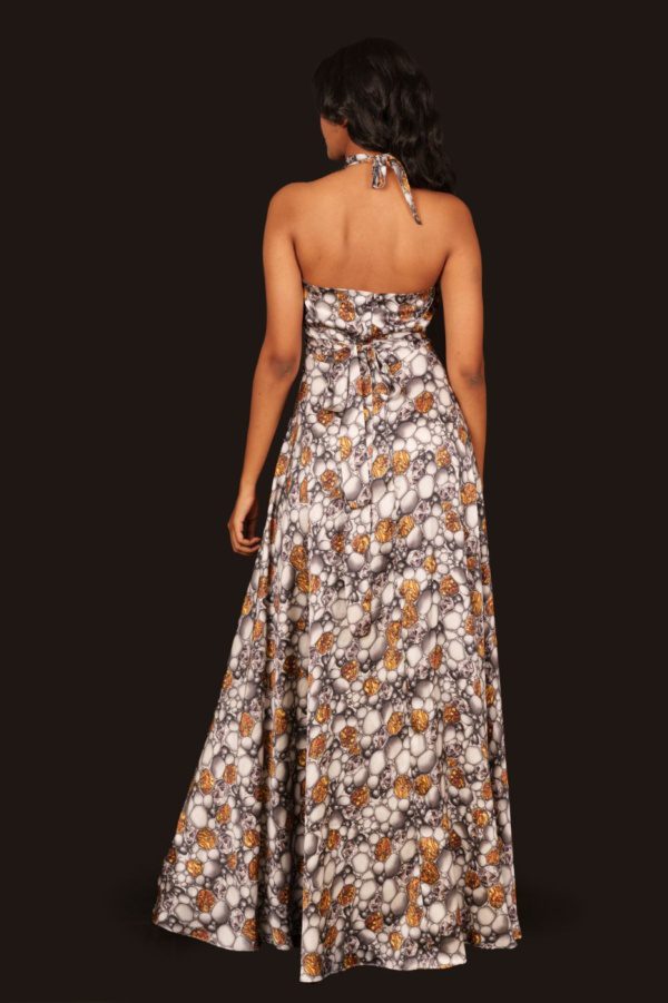 Diamond Print Maxi Dress - Image 3