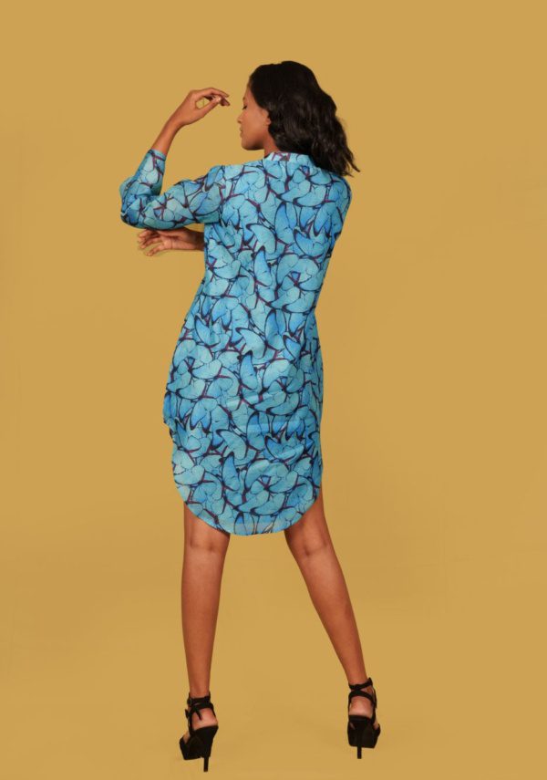 Blue Printed Tunic - Image 3