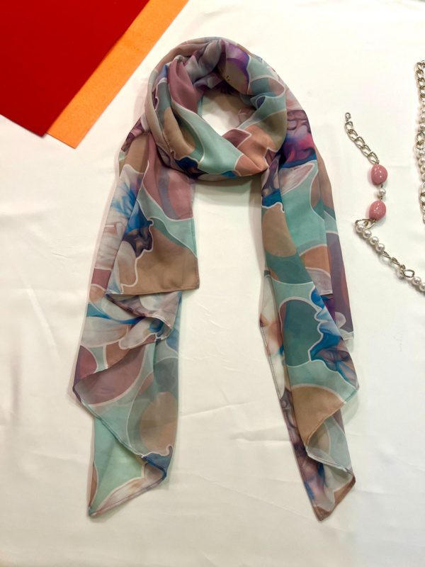 Multi Color Printed Scarf