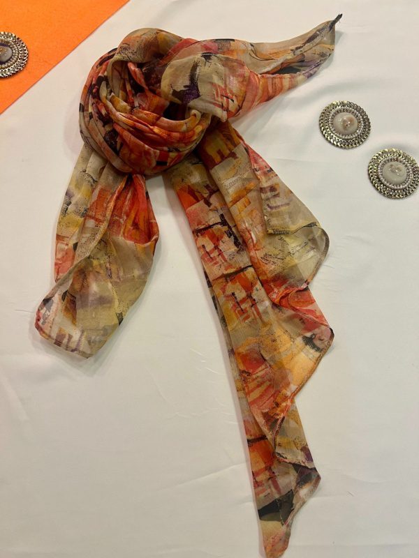 Multi Color Printed Scarf