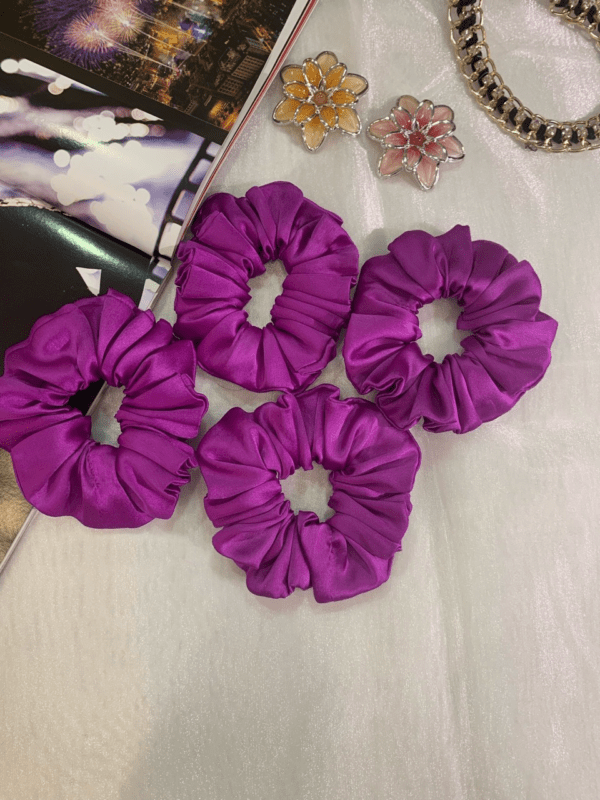 Purple Shade Scrunchies